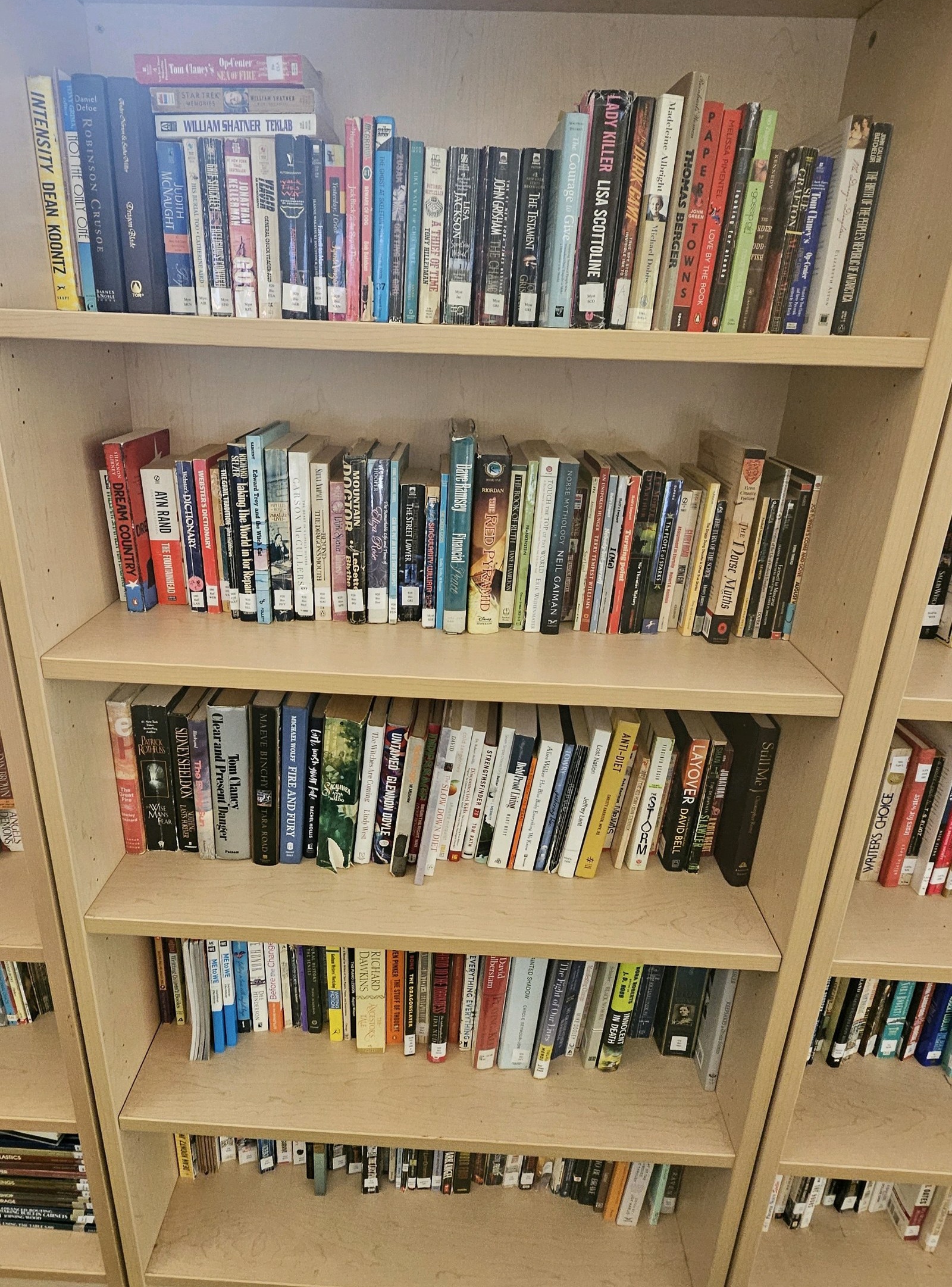 shelf of books