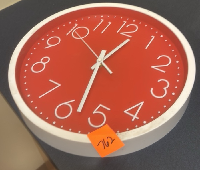 red clock