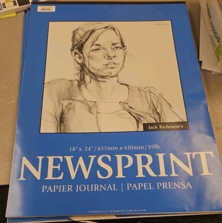 newsprint art media 18x24