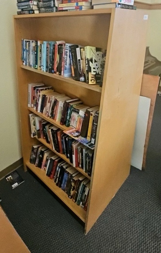 bookshelf books not included