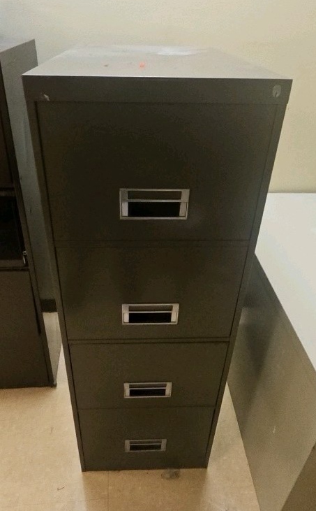 metal filing cabinet no key