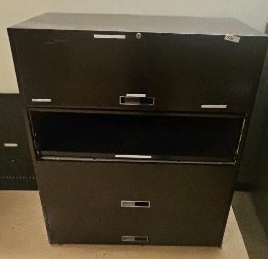 metal filing cabinet