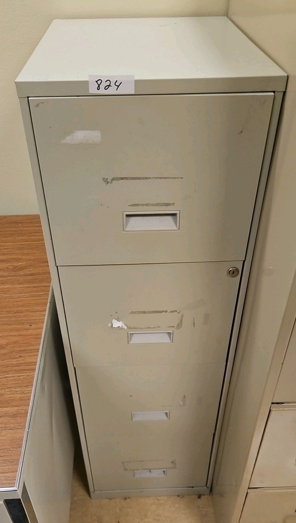 metal filing cabinet