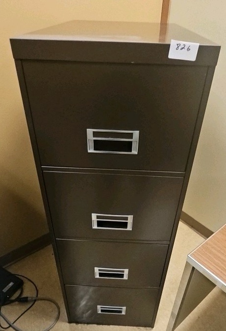 metal filing cabinet