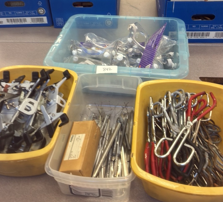 beaker tongs and goggles miscellaneous items