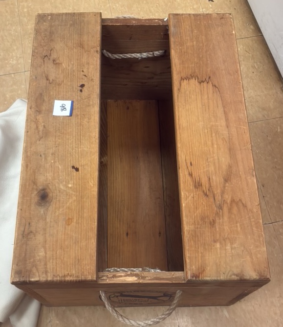 wooden crate