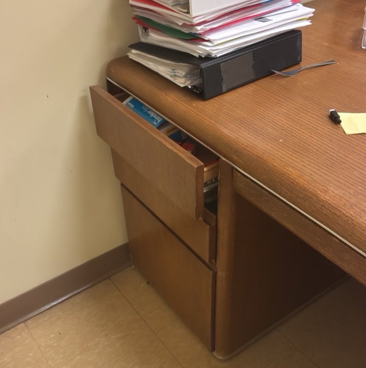 Wood desk