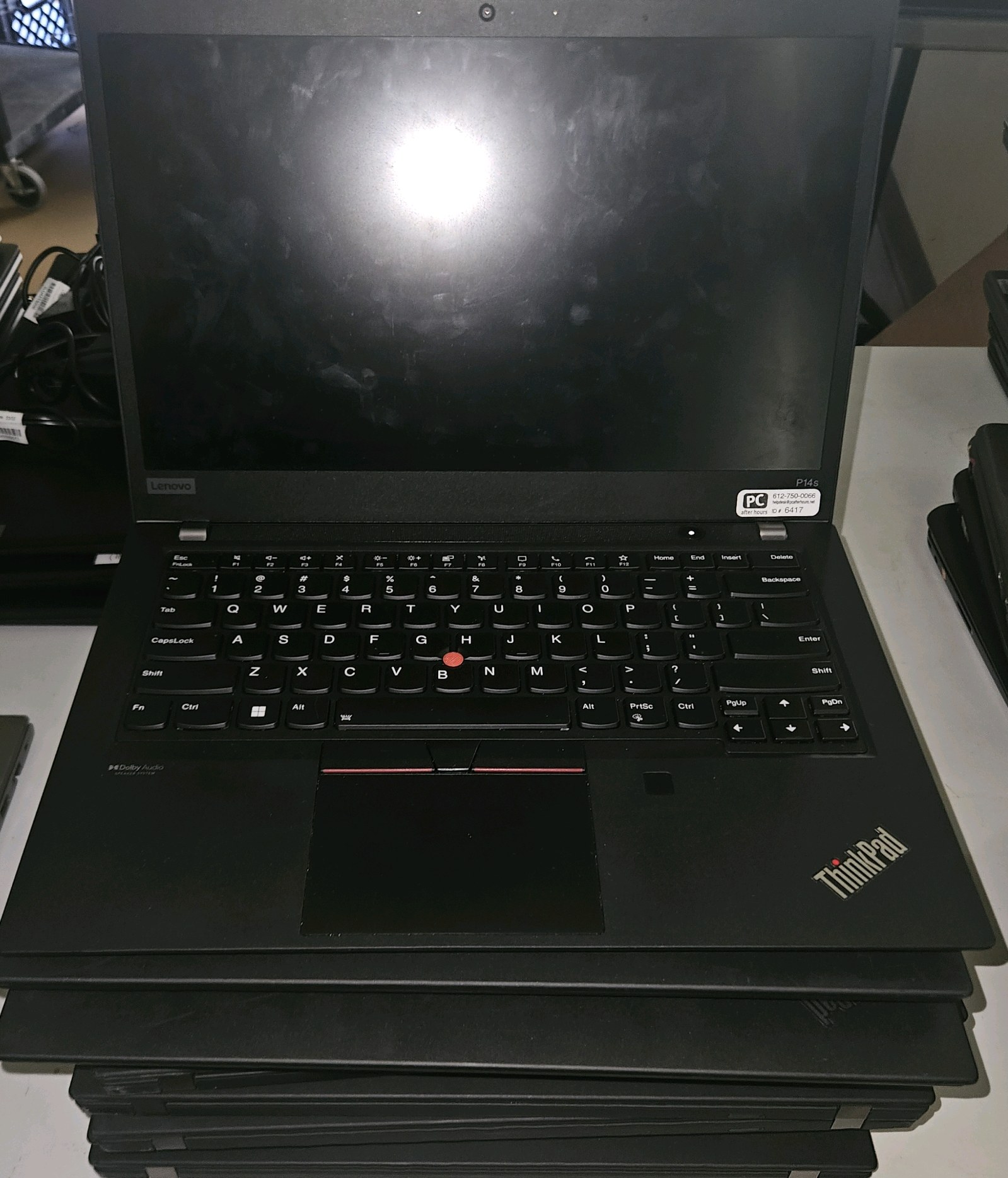 ThinkPad laptops no chargers x 9