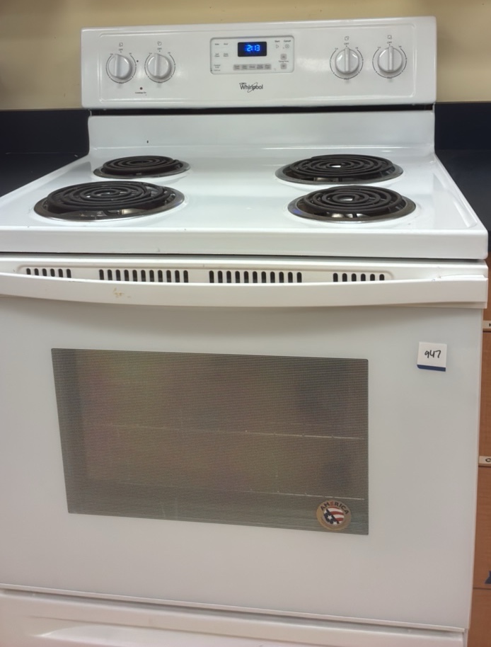 whirlpool stove top and oven