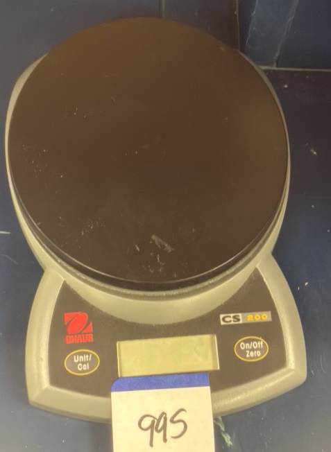 Ohaus scale