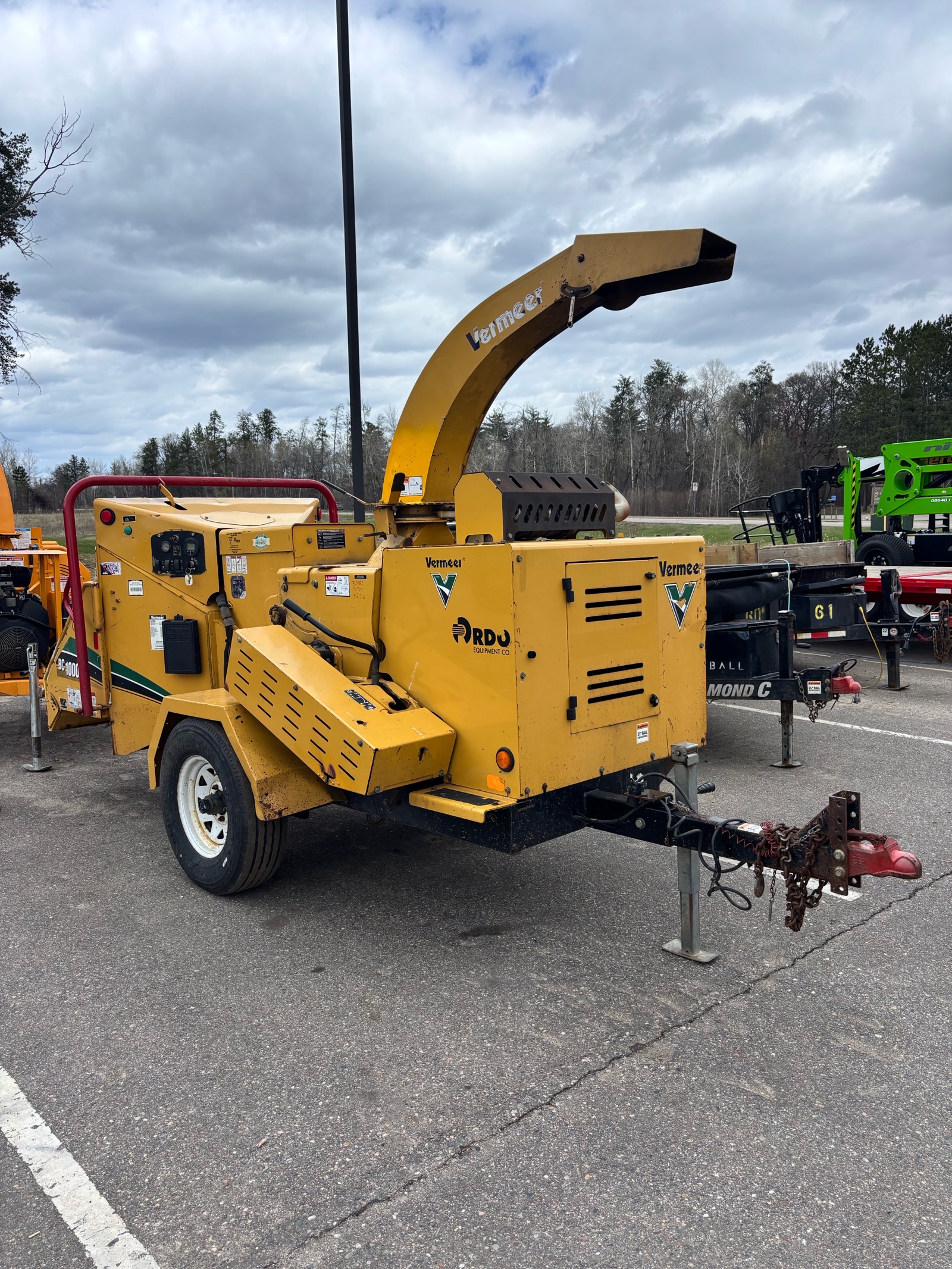 2014 Vermeer BC1000XL Duetz 74hp Diesel Wood Chipper 12"