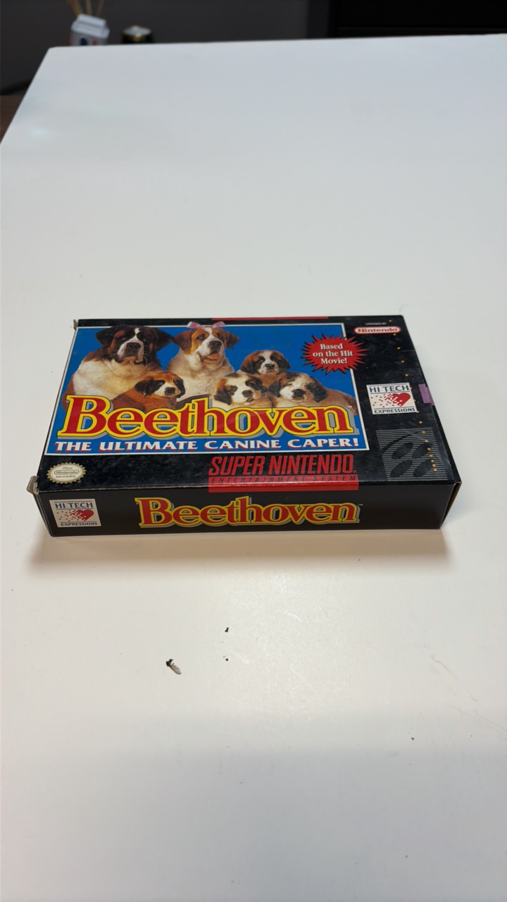 Beethoven The Ultimate Canine Caper for the Super Nintendo Complete In-Box