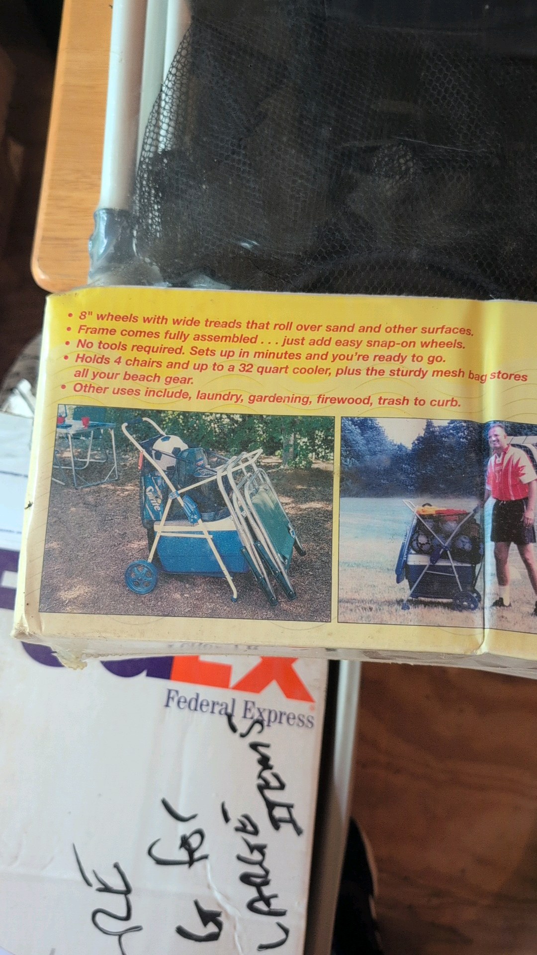 Wonder Wheeler all-terrain carrier vintage new in packaging