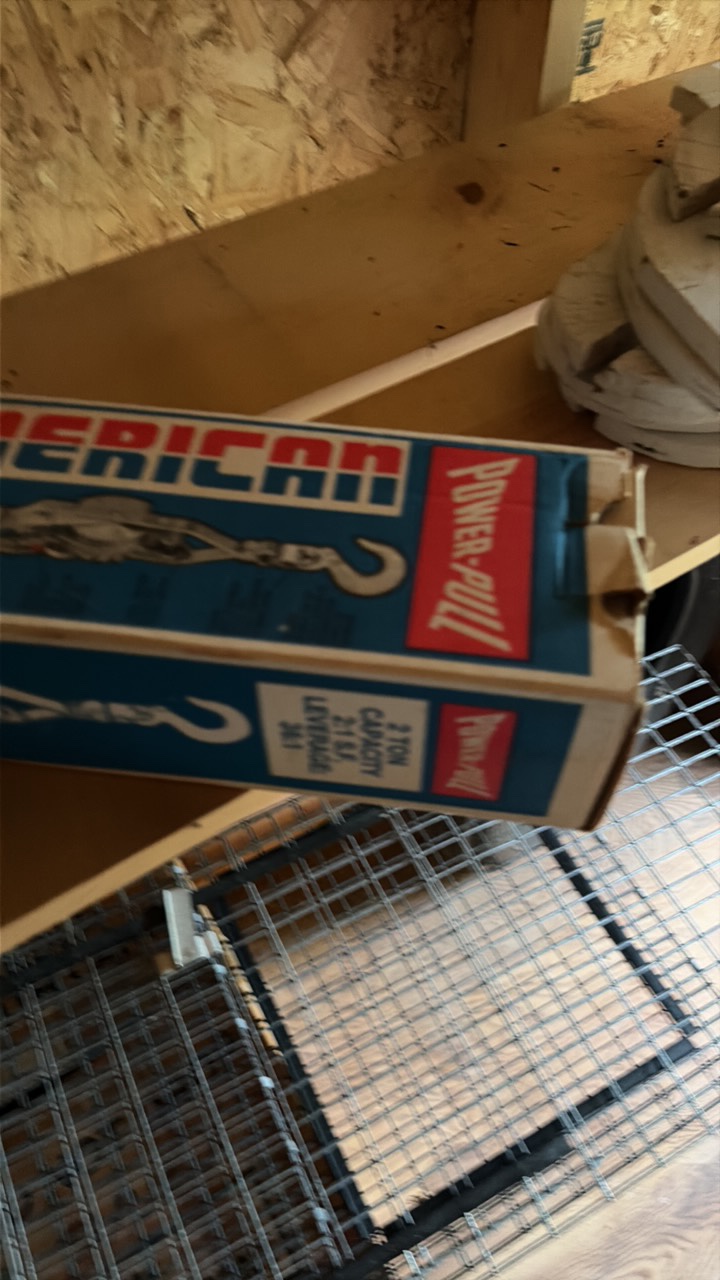 American Power Pole two-ton hoist