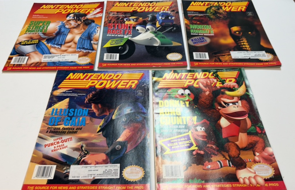 nintendo power volumes 62 through 66