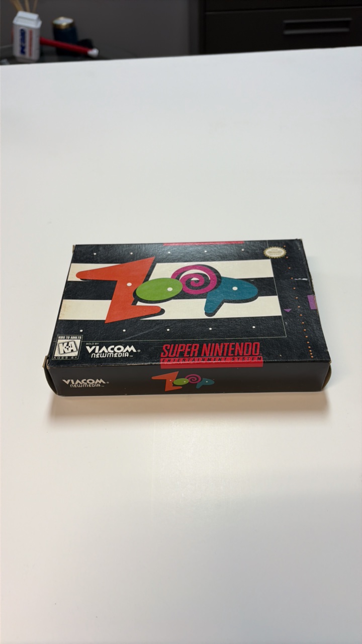zoop for the super nintendo complete inbox