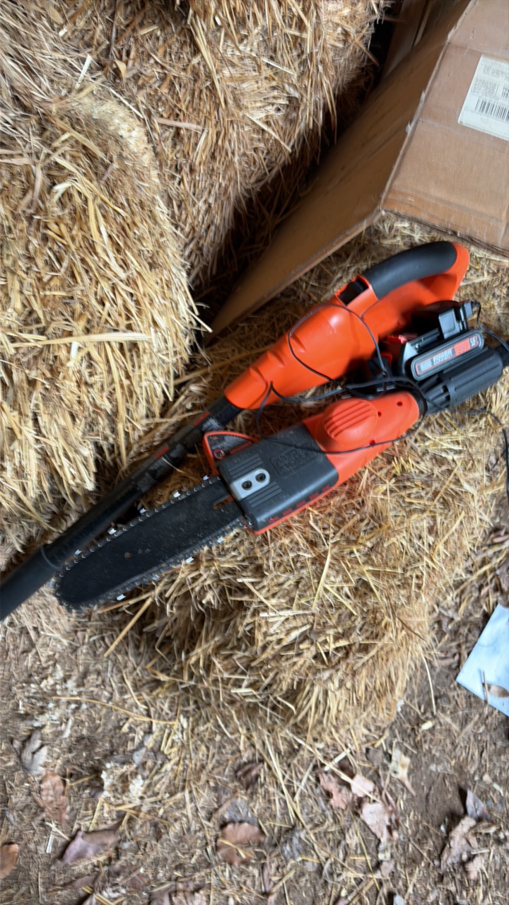 black and Decker extendable saw