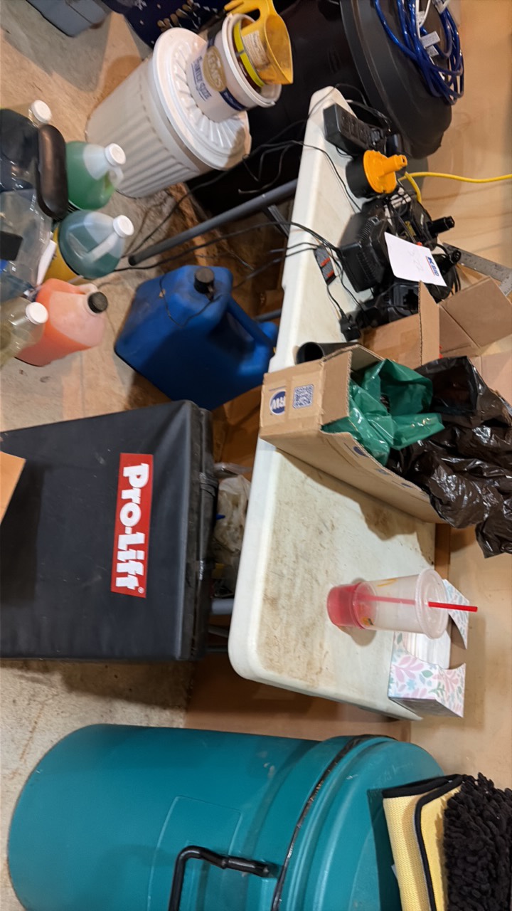 Rubber folding table