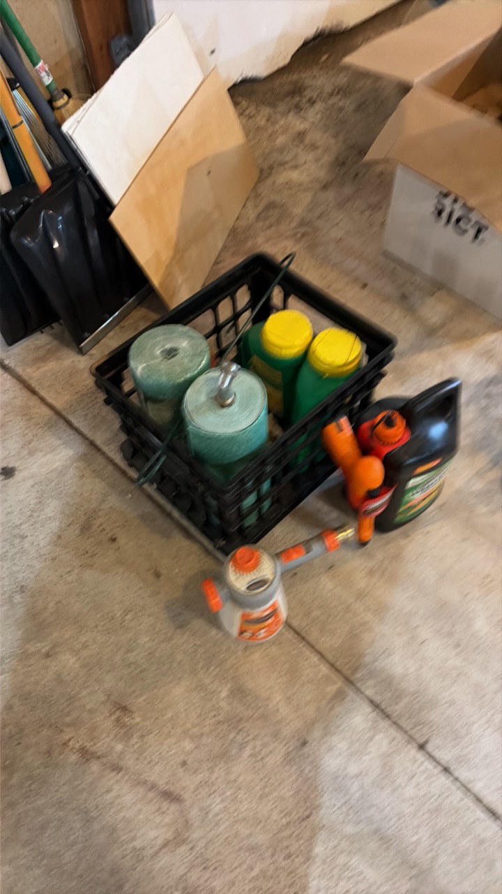 Garden supply lot.