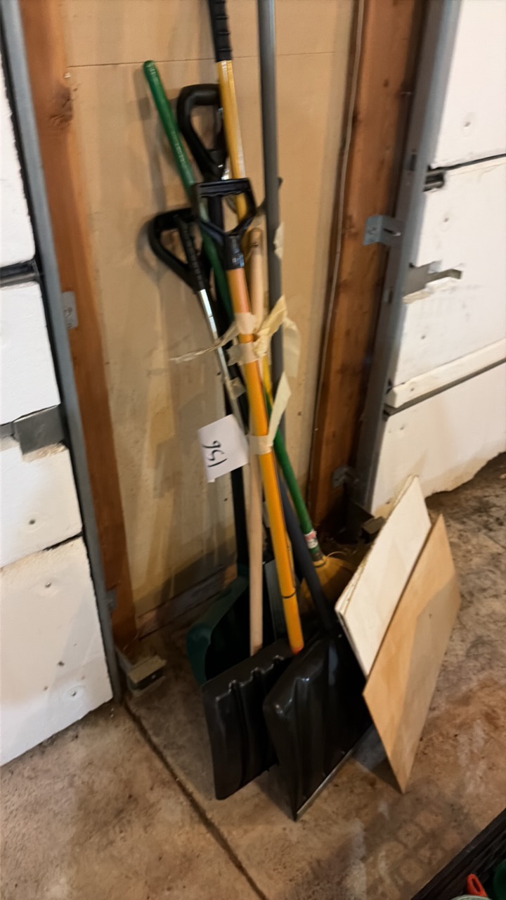 Shovels and brooms