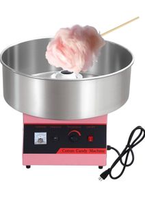 Pink 1030W Electric Cotton Candy Machine, Commercial Candy Floss Maker, 20 inch Stainless Steel Bowl