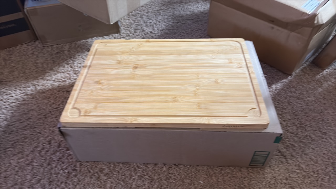 Large Bamboo Cutting Board, Thick and Heavy Duty Great for Home Use or Restaurant