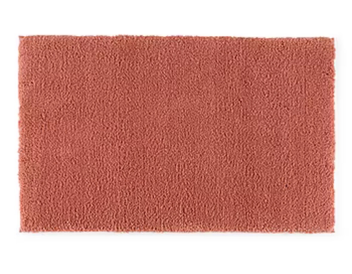 Linden Street Performance Fade & Stain Resistant Bath Rug Savanah Clay ReddishPinkish Color 17 inches x 24 inches