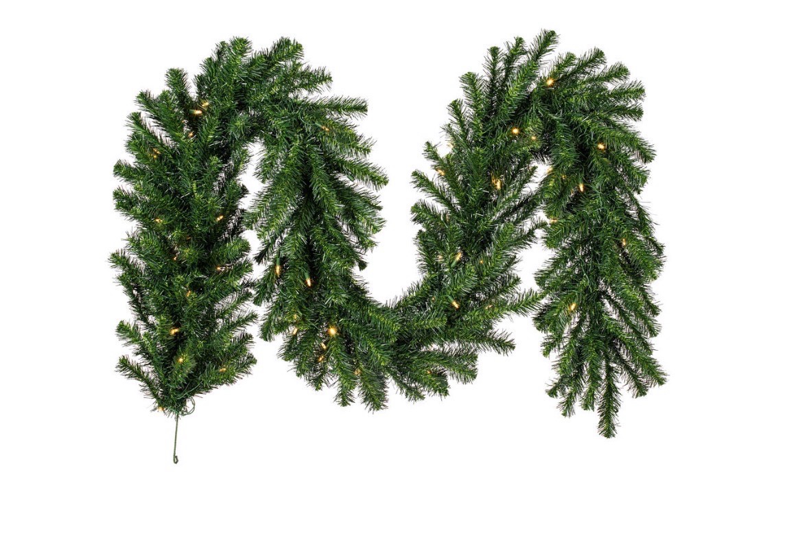 Vickerman 9 x 16 Douglas Fir Artificial Christmas Garland Light Up Great for the Holidays In Original Packaging