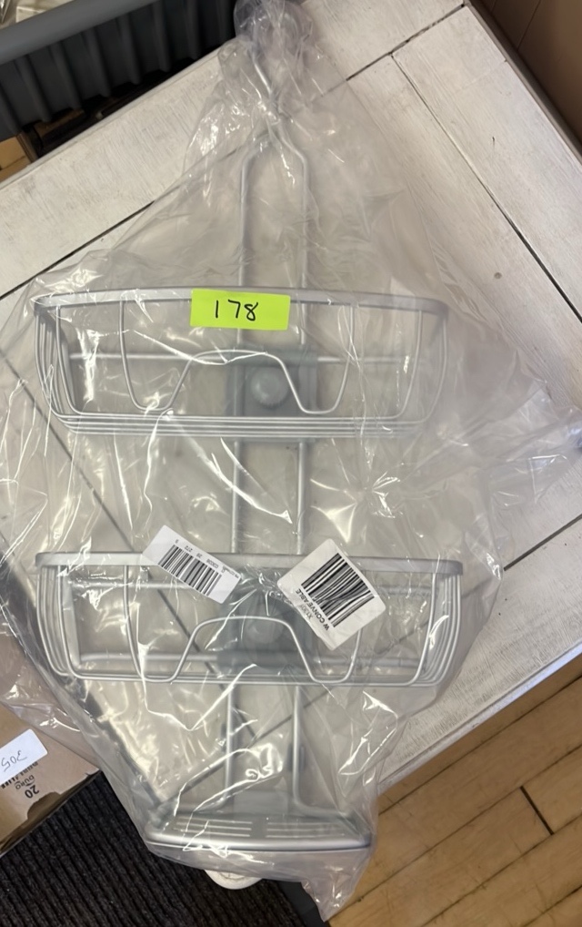 3-Tier Hanging Shower Caddy, Great for Organizing Soap, Shampoo and Other Shower Items
