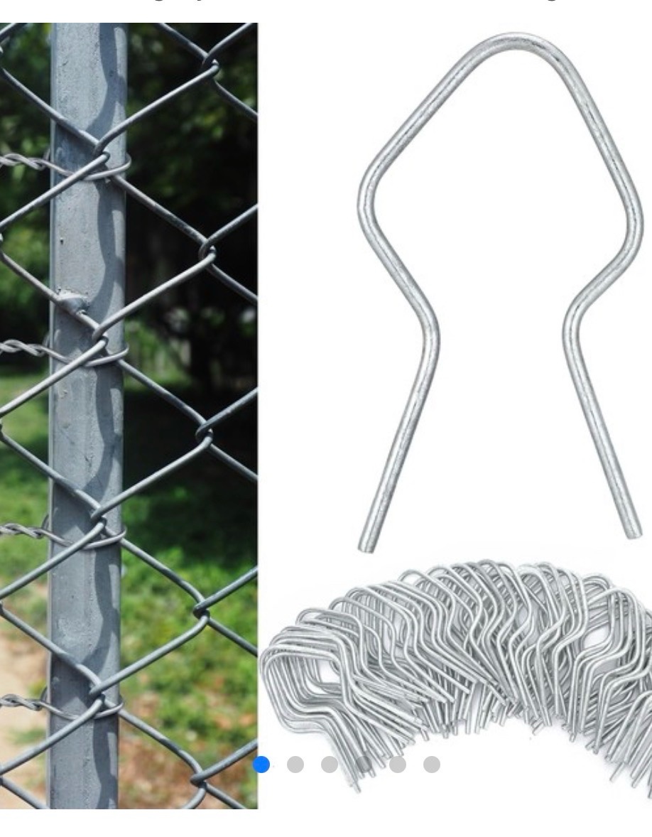 T Post Clips Metal Wire Fence Clips Galvanized Steel Tie Ez Twist Preformed Fencing Clip 11 Gauge Fence Ties for T-Postsu-Posts 800 Count Bag, New in Open Box