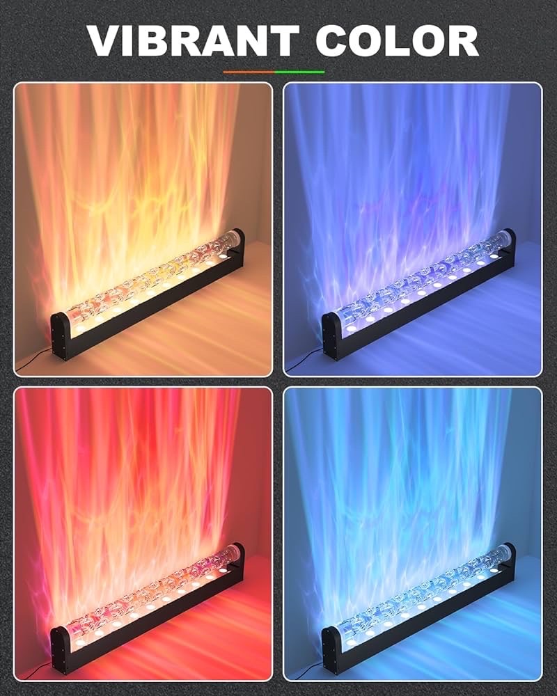 RGB Led Light for Wall Decor, Ambient Lighting for Bedroom, Mood Lighting for Living Room, Ocean Wave Light Projector Light for Game Room Retail - multi color remote - $120