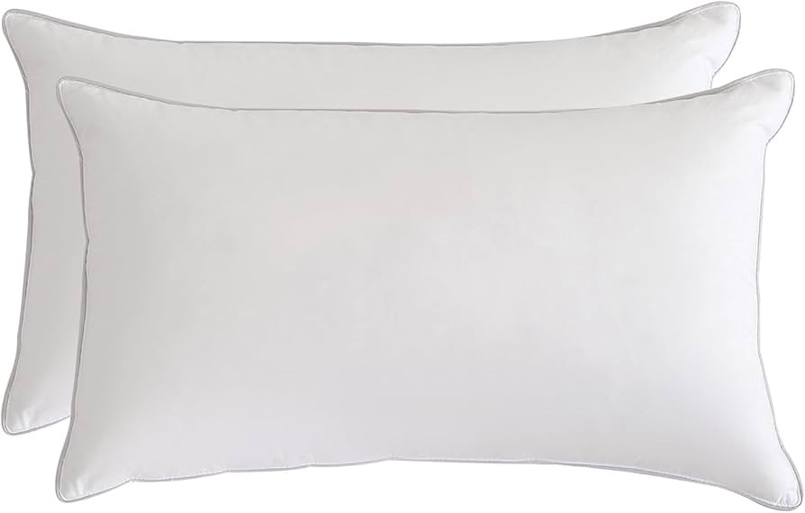 2 Pack Pillows - 20x26 Standard Size - Compressed to save space