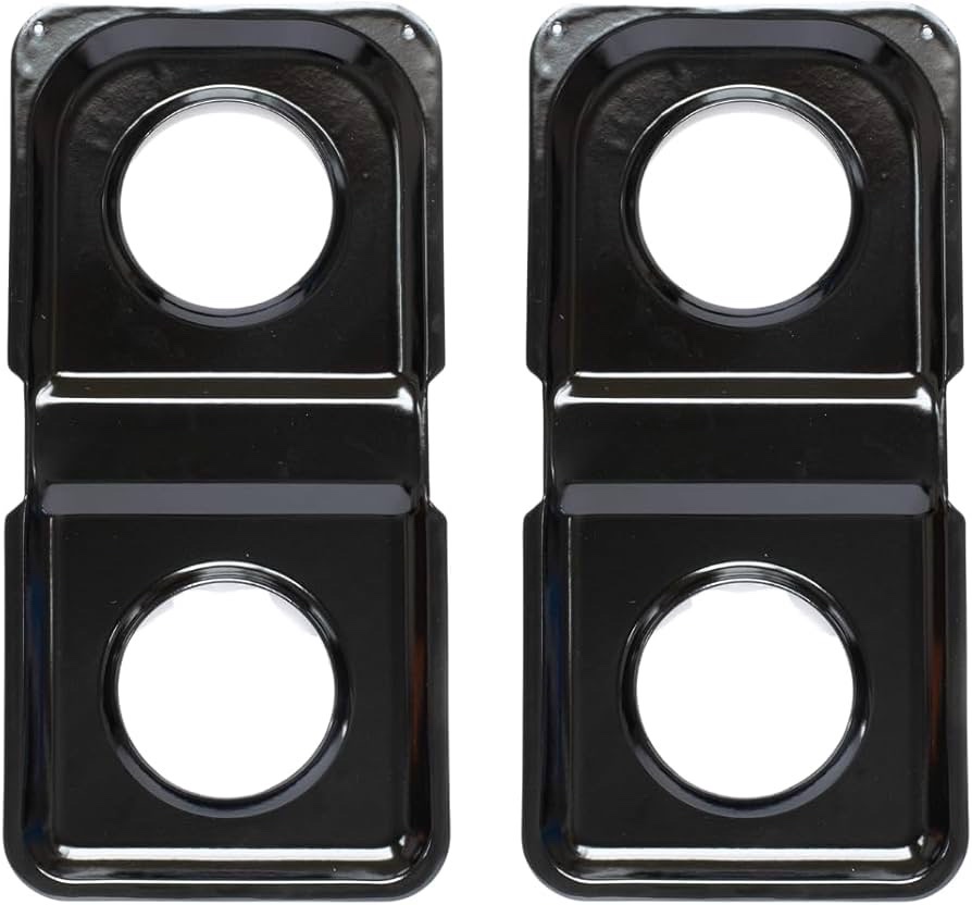 1-Piece Drip Pan, Style K fits rectangle burner Gas Ranges Amana, GE, Hotpoint, Kenmore, Magic Chef, Maytag