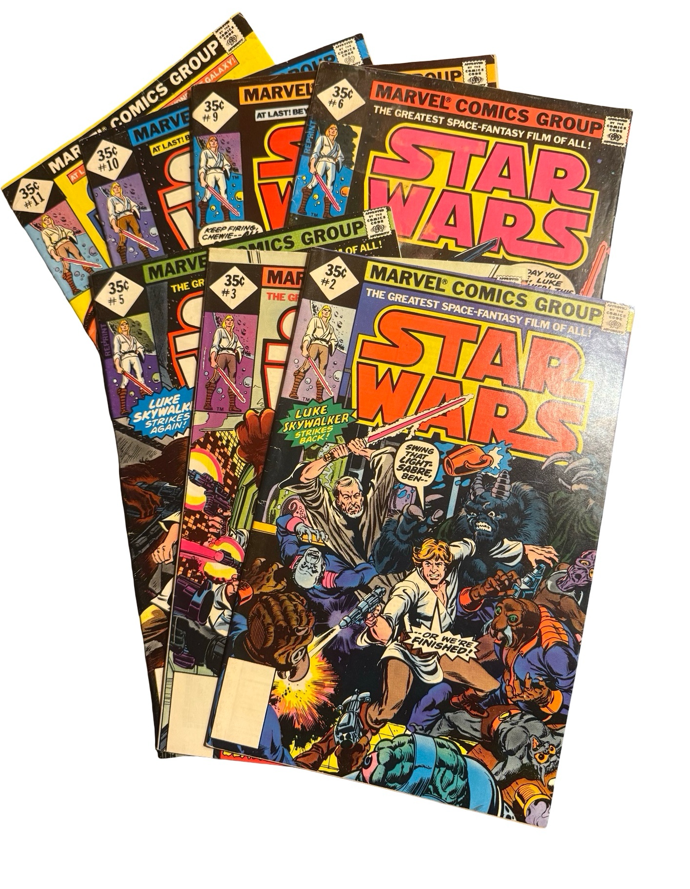 Star Wars #2, #3, #5, #6, #9, #10, #11 - Marvel Comics