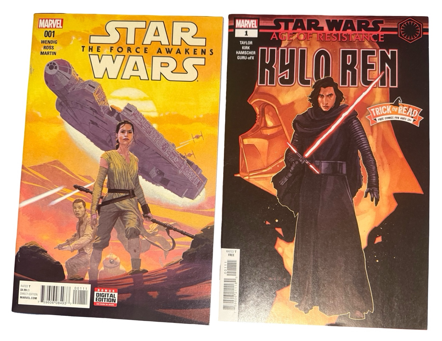 Star Wars Kylo Ren #1, Star Wars The Force Awakens #1