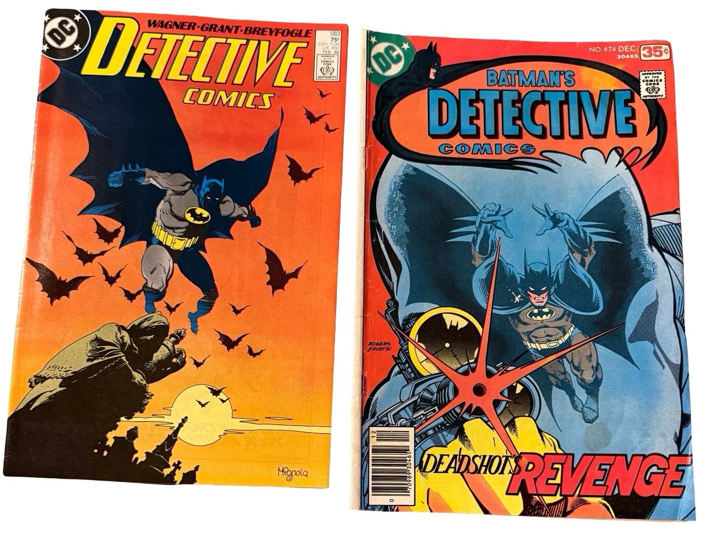 Detective Comics #474 & #583 - DC Comics