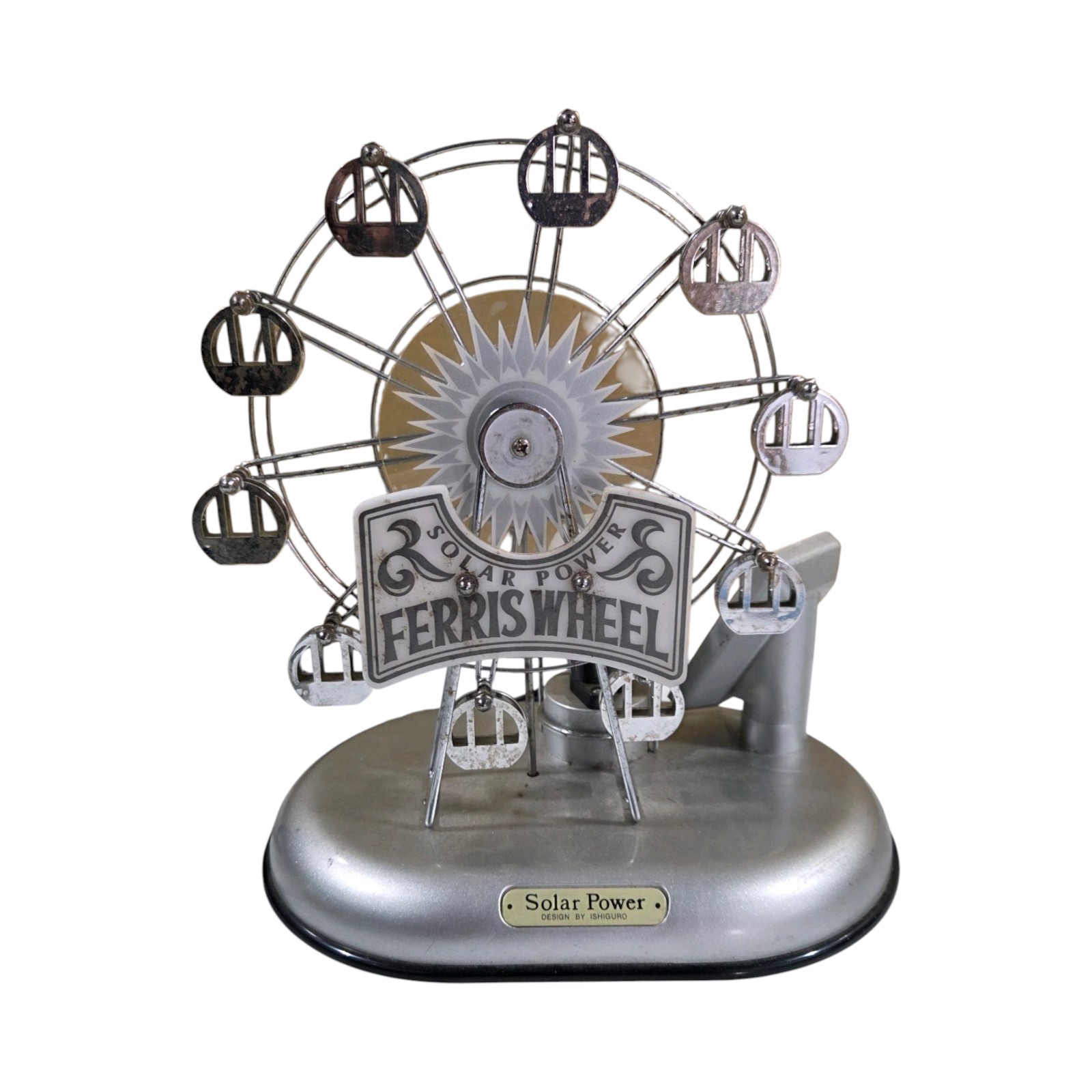 Solar Power Ferris Wheel Desk Decor  Design by Ishiguro