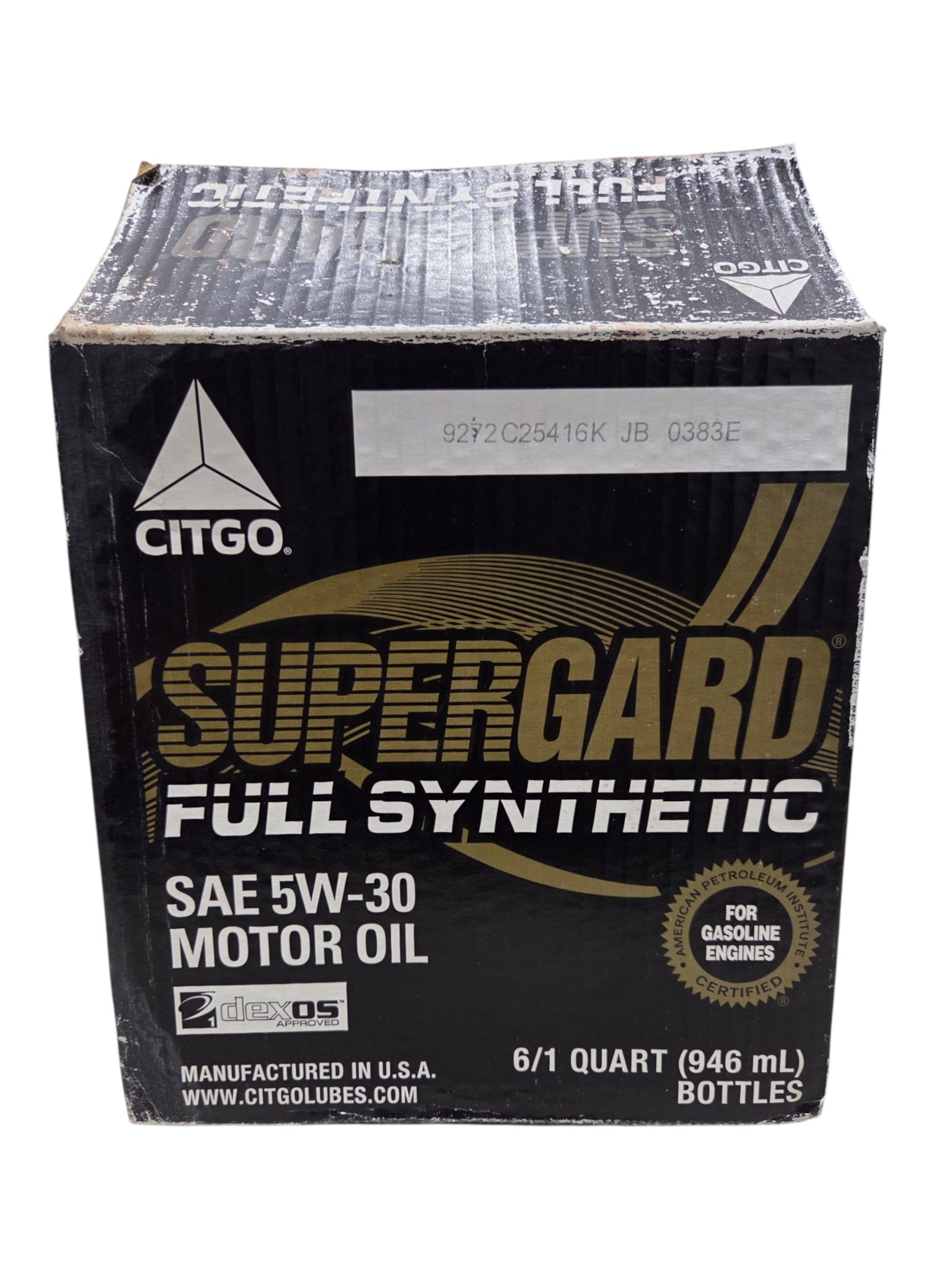 Citgo SuperGard Full Synthetic SAE 5W-30 Motor Oil - 6 Quart Bottles