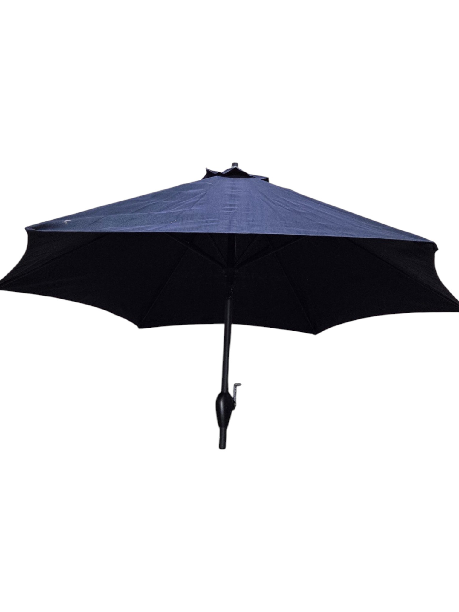 Large Navy Patio Umbrella with Pole & Carry Bag - No Base