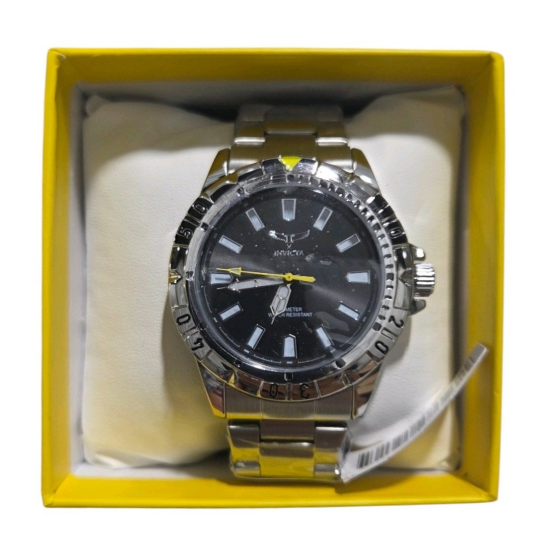 Retail Value $199.00 Invicta I x Invicta 69040 Mens Watch Black Dial Stainless Steel New in Box