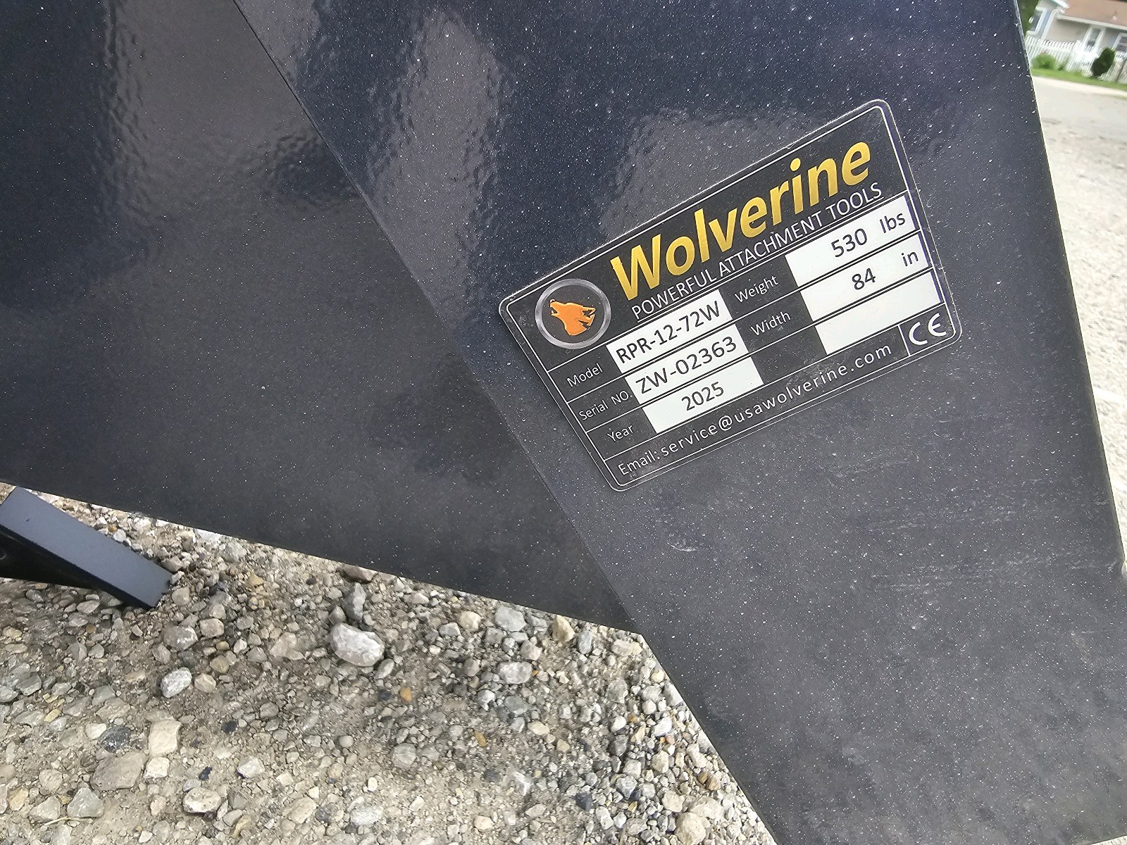 Unused 2026 WOLVERINE Skid Steer Ripper RPR-12-72W