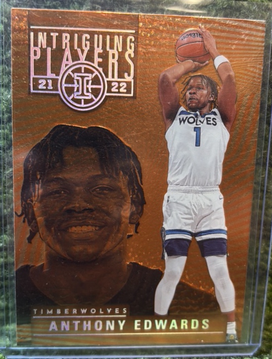 Panini 2021-22 Illusions Intriguing Players Anthony Edwards Orange #18