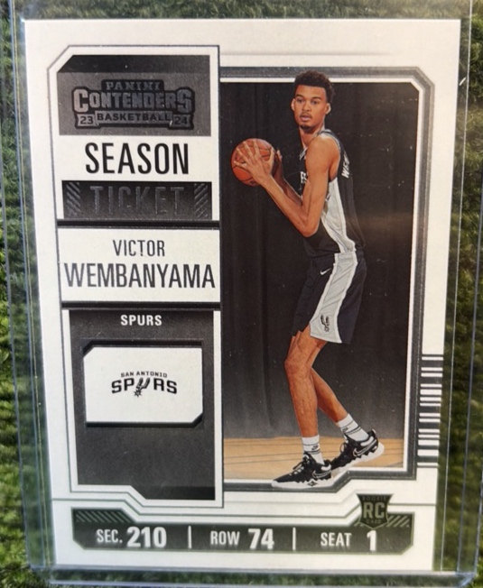 2023 Panini Contenders Victor Wembanyama Rookie Season Ticket Spurs