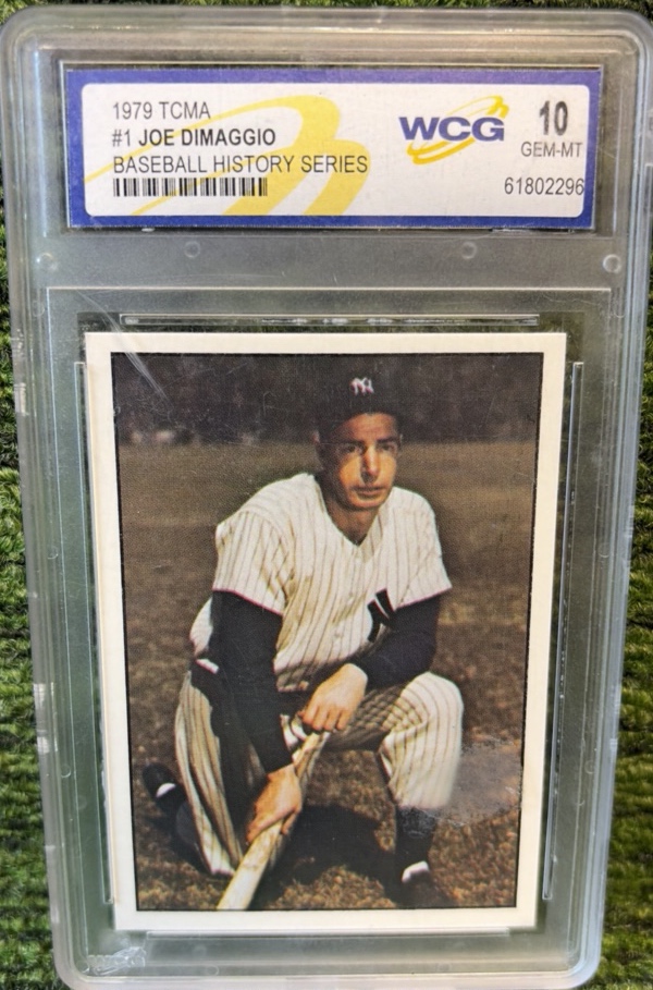 1979 TCMA Baseball History Series the 1950s - Joe DiMaggio #1 WCG GEM MINT 10
