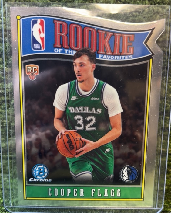 2025 Bowman Chrome Cooper Flagg Rookie of the Year Favorite #RY-1 Mavericks RC