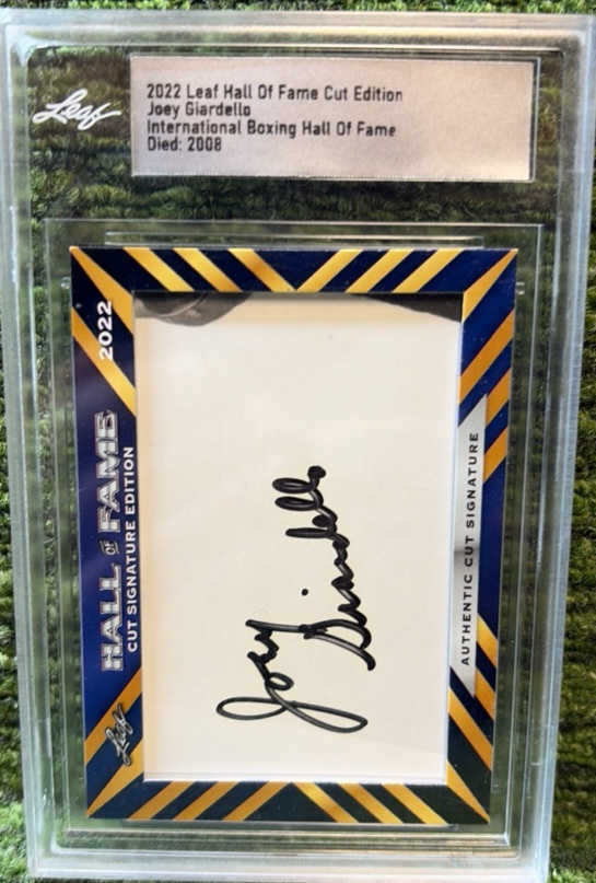 Leaf 2022 Hall of Fame Cut Edition Jim Langer Football Autograph Cut Signature