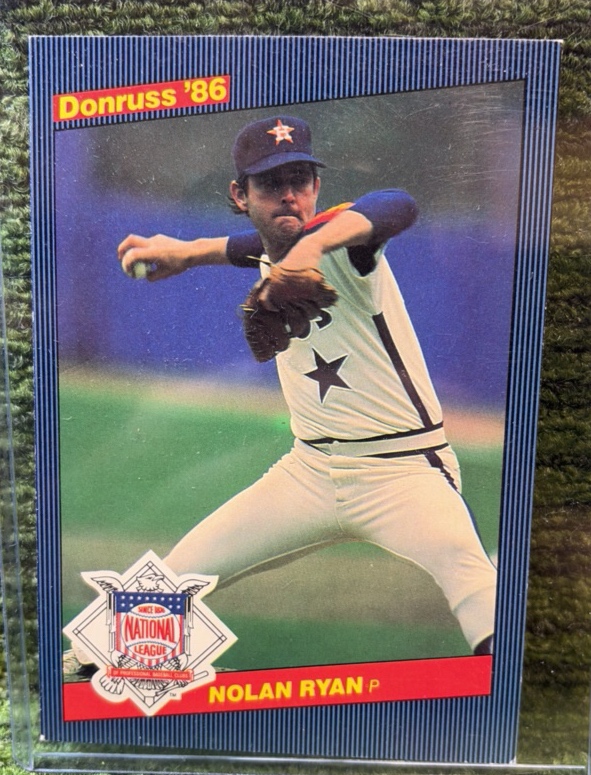1986 Donruss Nolan Ryan #21 Jumbo All-Star Game Card - Houston Astros