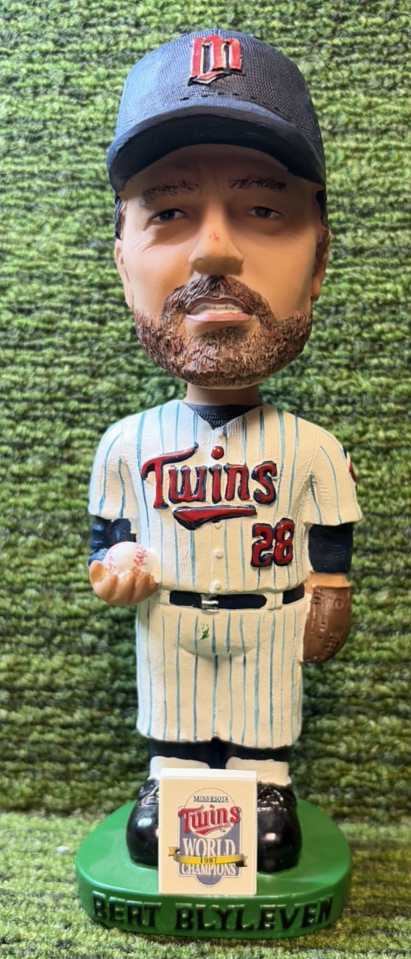Bert Blyleven 20th Anniv Minnesota Twins 1987 World Series Champ Bobblehead 1000