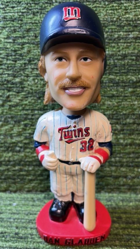 Dan Gladden Bobble Head Minnesota Twins Baseball #32 World Series Champion