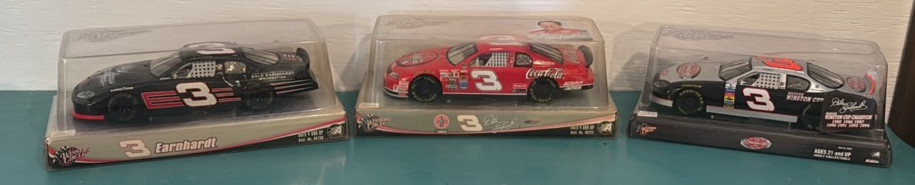 Winners Circle set of 3 Dale Earnhardt Race Cars